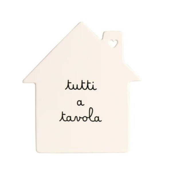 Sottopentola casa - Scritta: Tutti a tavola