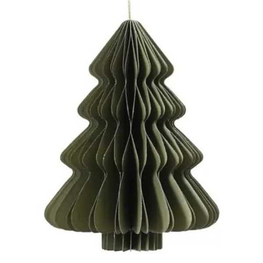 Albero di Natale Verde in carta - H 20 cm