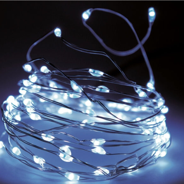Catena 240 led Bianco Freddo 2,4 mt- AX8250396