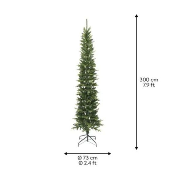 Albero di Natale Colorado Fir Verde Slim 240 cm