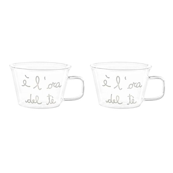 Set 2 tazze tè o cappuccino - E' L'Ora Del Tè