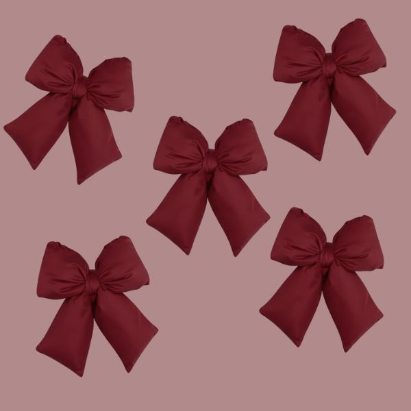 Set 5 fiocchi - Bordeux - 16 x 24 cm