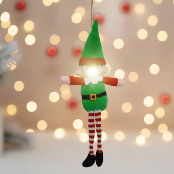 Elfo di Natale - Folletto 40 cm con Luce