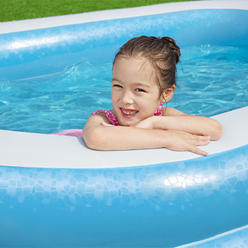 Piscina rettangolare gonfiabile per bambini 262X157X46CM- 54006