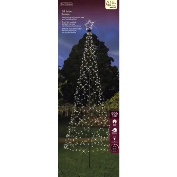 Albero di Natale Luminoso 836 LED H 5 mt