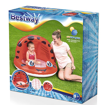 Piscina Coccinella Gonfiabile per Bambini con Tetto Parasole- Bestway- 52189