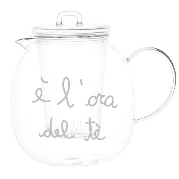 Teiera in vetro - -E' l'ora del Tè 600 ml