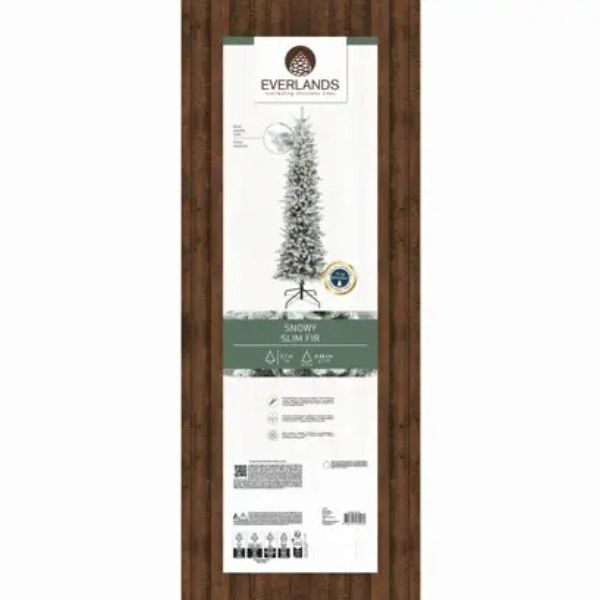Albero di Natale Colorado Slim Innevato 210 cm