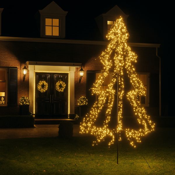 Albero di Natale Luminoso 1800 LED H 3 mt - 493452