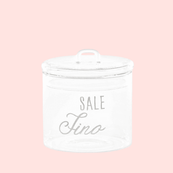 Barattolo in vetro - Sale Fino ⌀ 12 cm
