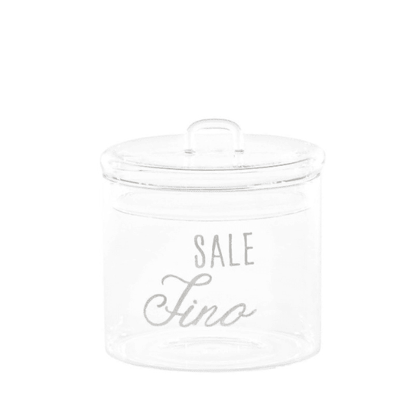 Barattolo in vetro - Sale Fino ⌀ 12 cm
