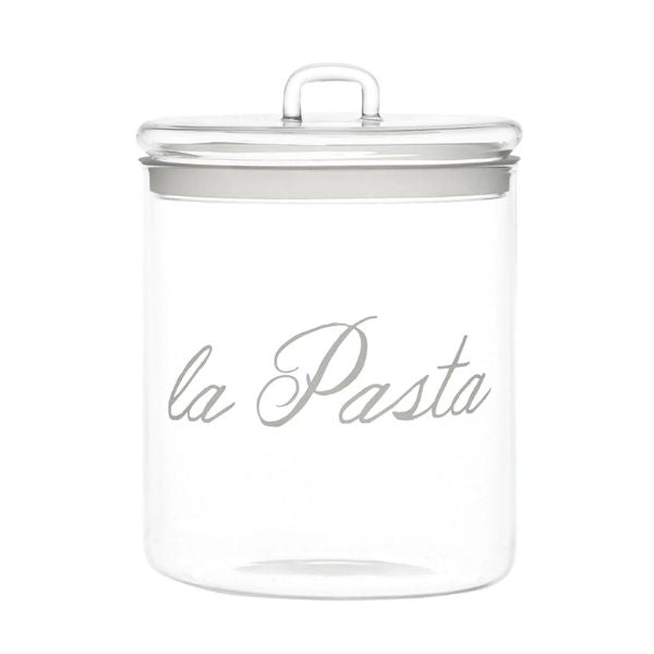 Barattolo in vetro - Scritta: La Pasta Ø15cm
