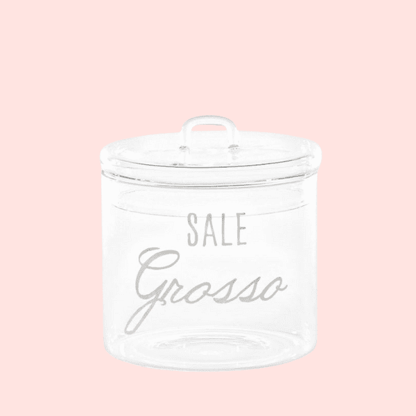Barattolo in vetro - Sale Grosso ⌀ 12 cm