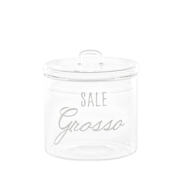 Barattolo in vetro - Sale Grosso ⌀ 12 cm