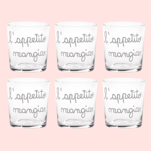 Bicchiere - L'appetito vie mangiando 37 cl