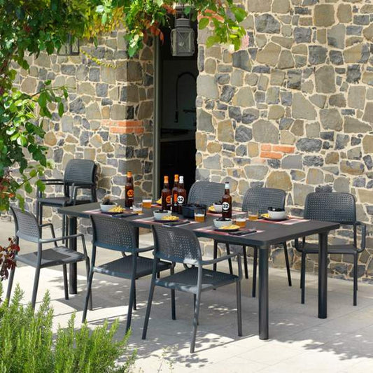 Set 4 Sedie Bora Armchair Nardi Tortora