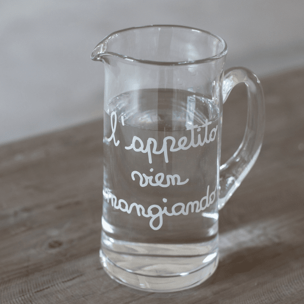 Brocca vetro - L'appetito vie mangiando 1.2 l