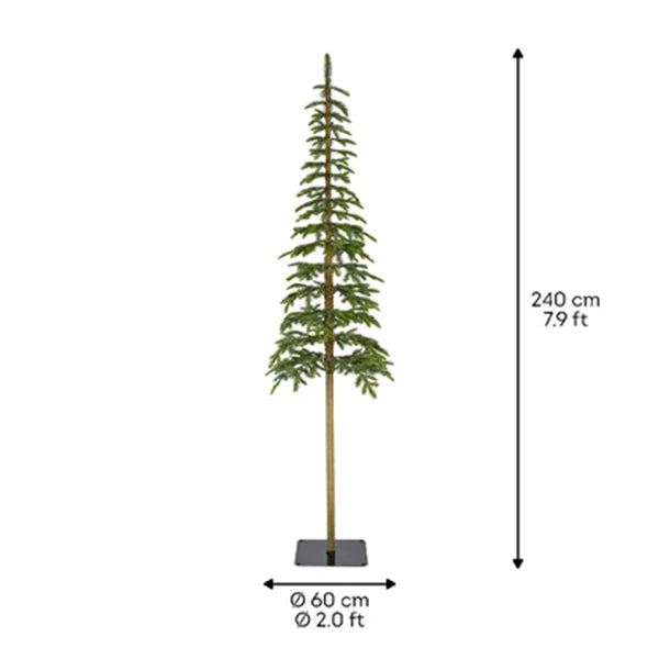 Abete di Natale Alpine 240 cm Verde 680073