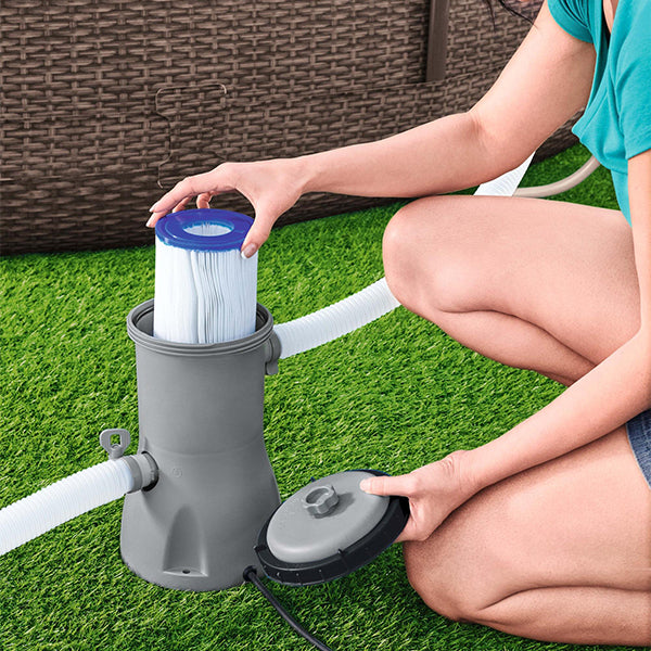 Pompa Filtro per Piscina 3.028 L/H con Cartuccia II- Bestway Flowclear™- 58386