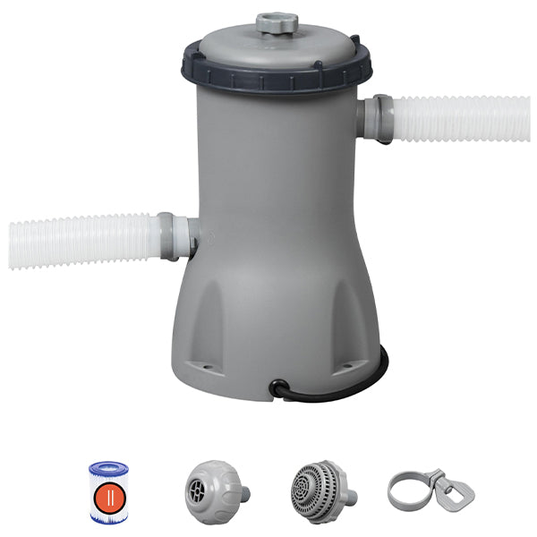 Pompa Filtro per Piscina 3.028 L/H con Cartuccia II- Bestway Flowclear™- 58386