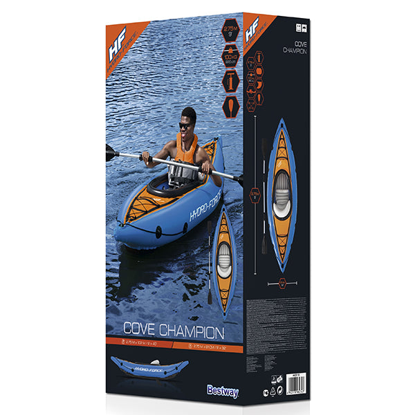 Kayak Cove Champion - 275 x 81 cm per 1 Adulto- Bestway Hydro-Force™ - 65115