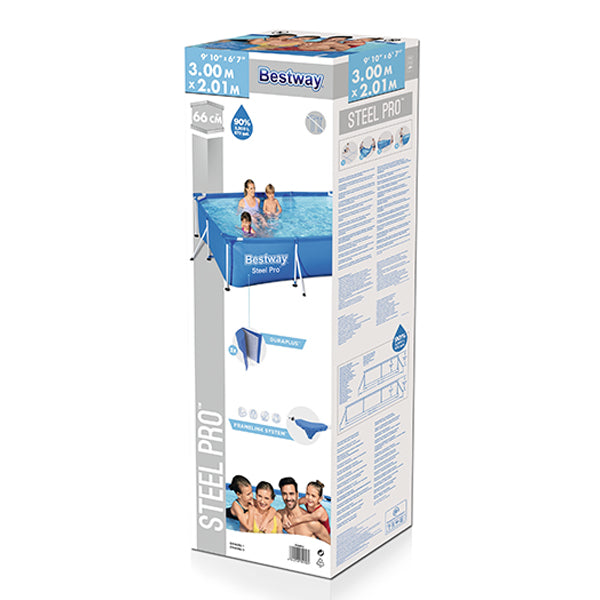Piscina Rettangolare 300x 201 x 66 cm H- 56404 Bestway