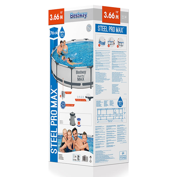 Piscina Rotonda Pro MAX 366 x 76 H- 56416 Bestway