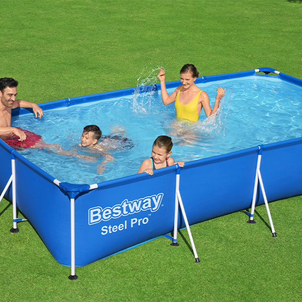 Piscina Rettangolare 400x211x81 cm- 56424 Bestway