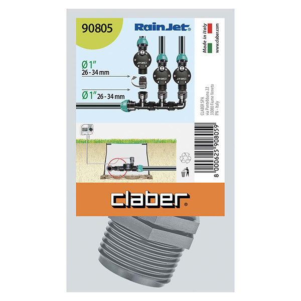 Nipplo 1” M X 1” M: Connettore per Elettrovalvole- 90805