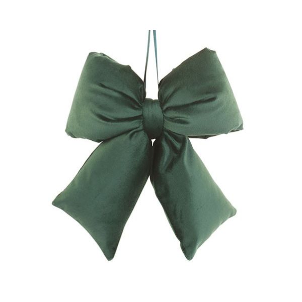 Fiocco velluto maxi imbottito Verde 22 X 26 cm - 200009C