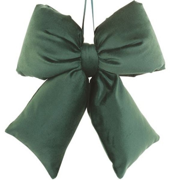 Fiocco velluto maxi imbottito Verde 30 X 42 cm - 200010C