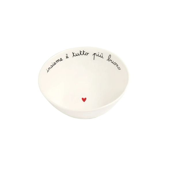 Set 2 coppette - Scritta: Insieme è tutto più buono