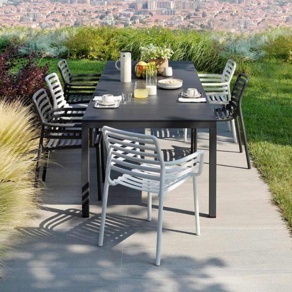 Set 4 Sedia Doga Armchair Nardi Tabacco