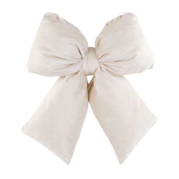 Fiocco velluto maxi imbottito Bianco Burro 30 X 42 cm - 200004C