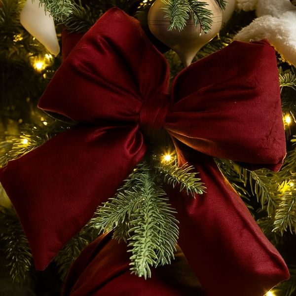 Fiocco velluto maxi imbottito Bordeux 16 X 24 cm - 200021C