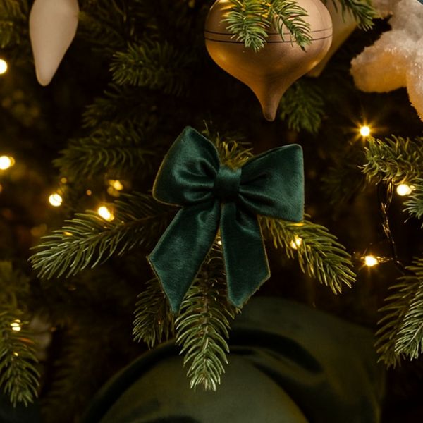 Fiocco velluto maxi imbottito Verde 12 X 15 cm - 200008C