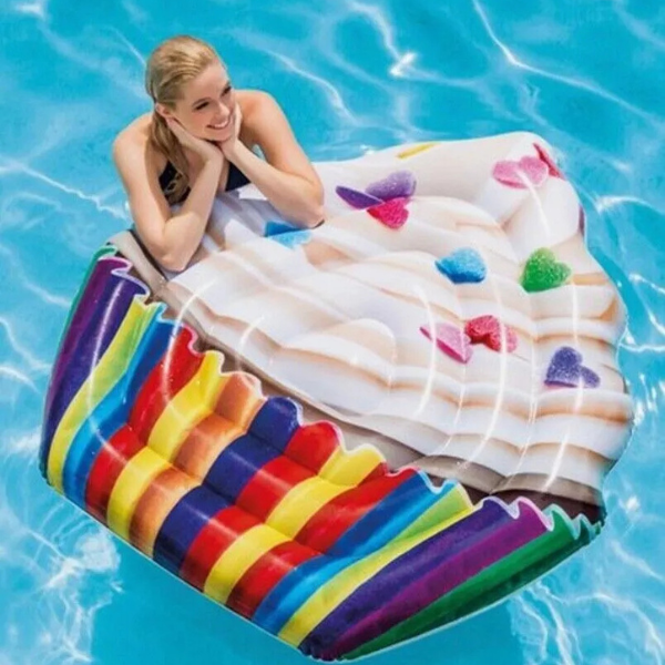 Isola gonfiabile Cupcake Intex- 142x135 cm -58700