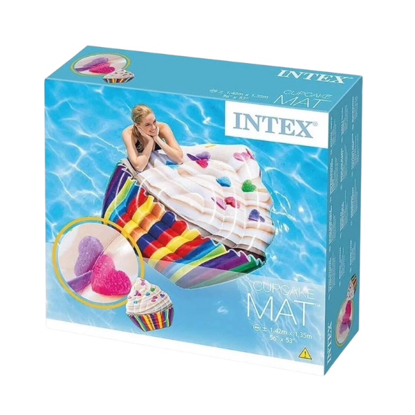 Isola gonfiabile Cupcake Intex- 142x135 cm -58700