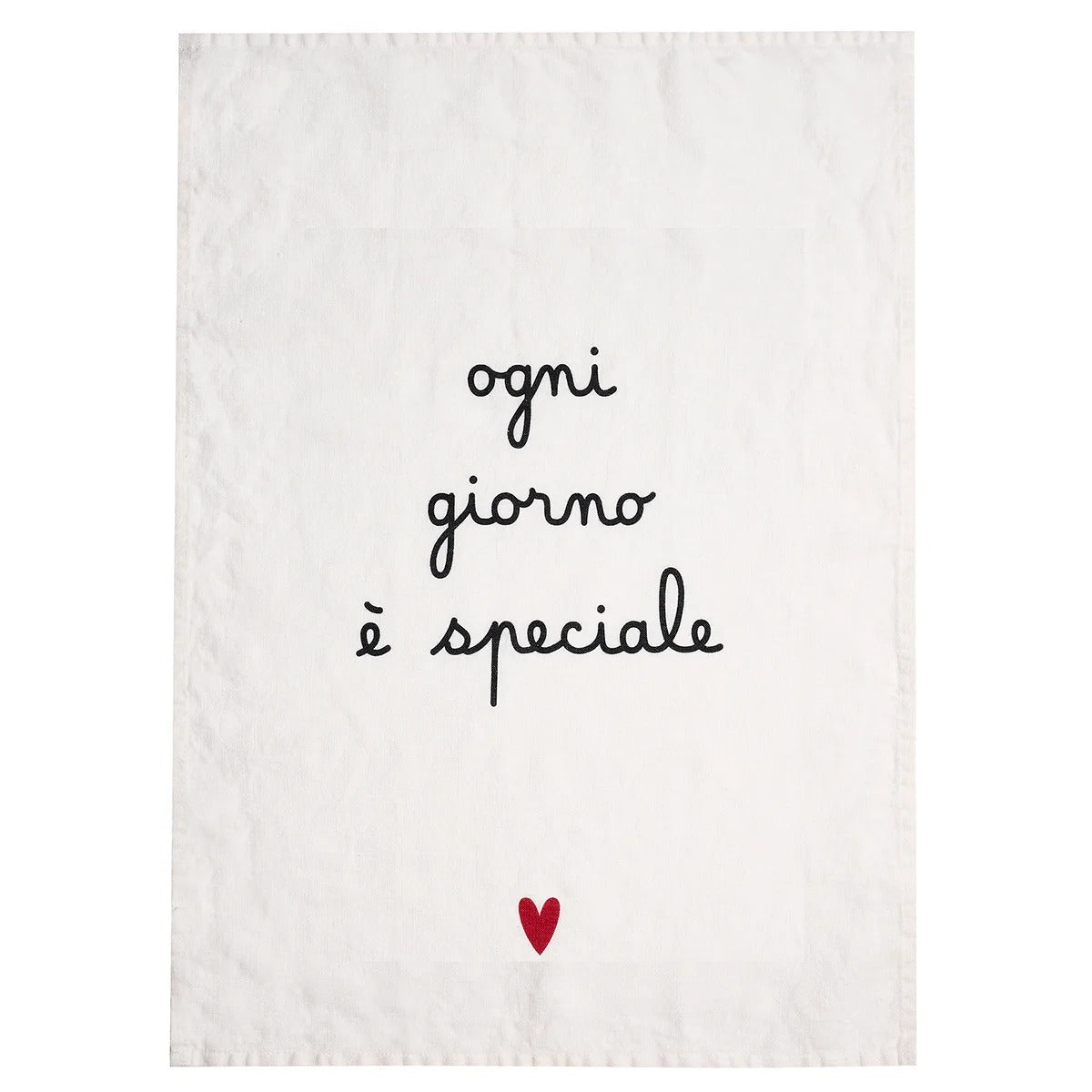 Canovaccio con scritta: Ogni giorno è speciale 50x70 cm
