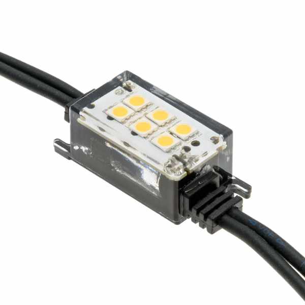 Luci di Natale stroboscopiche 10 strobo - BIanco caldo - prolungabile - 42278