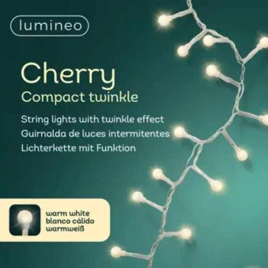 Luci di Natale 500 LED Cherry Bianco Caldo  - 11 mt - 495582