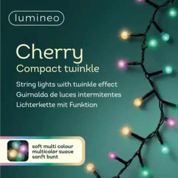 Luci di Natale 500 LED Cherry Multicolor  - 11 mt - 495559