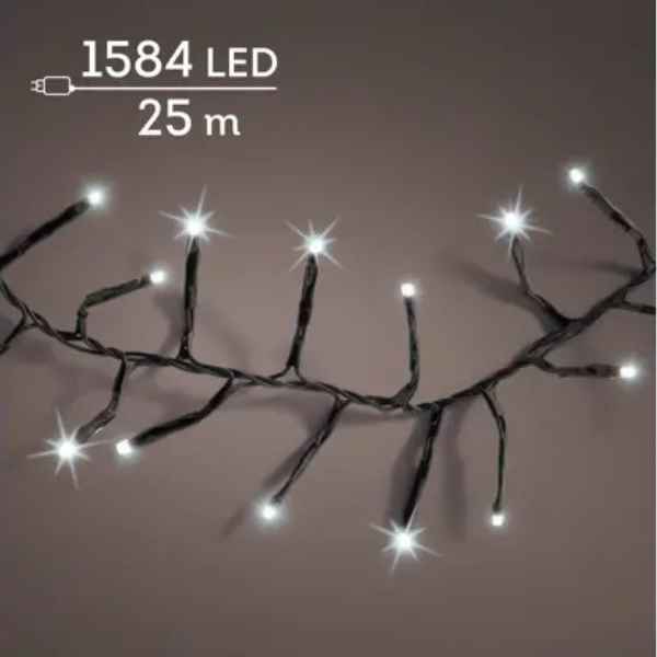 Luci di Natale 1584 LED Excellent bianco freddo  - 25 mt - 496391