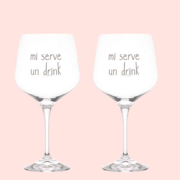 Set 2 Calici - Mi serve un Drink 82 cl