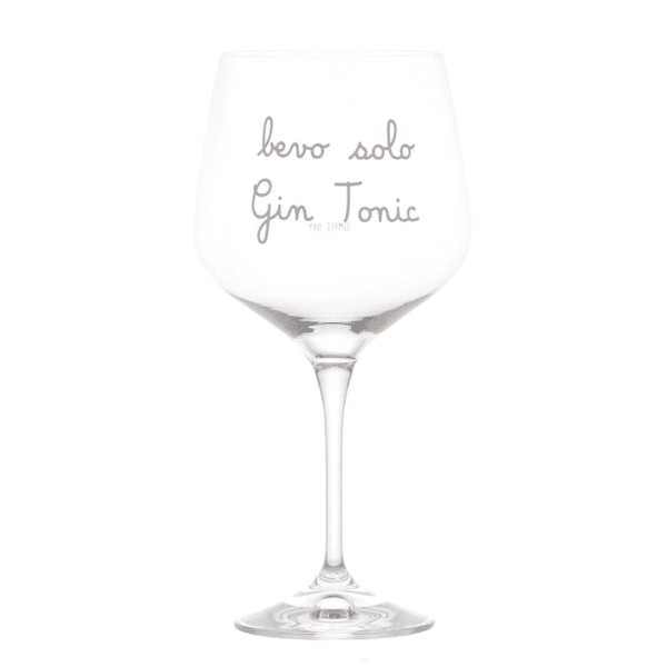 Set 2 Calici - Bevo solo Gin Tonic 82 cl