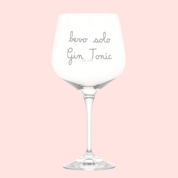 Set 2 Calici - Bevo solo Gin Tonic 82 cl