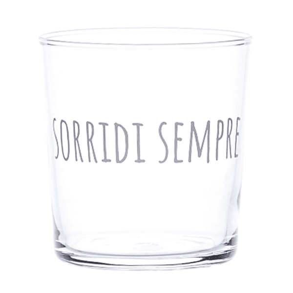 Bicchiere - Sorridi sempre