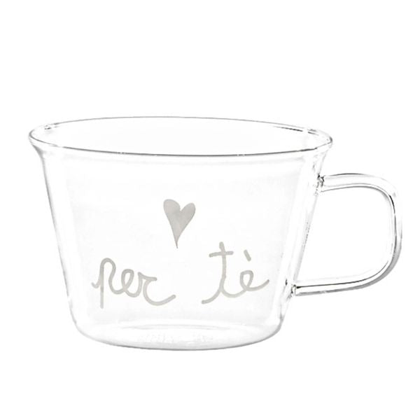 Set 2 tazze vetro - Per te