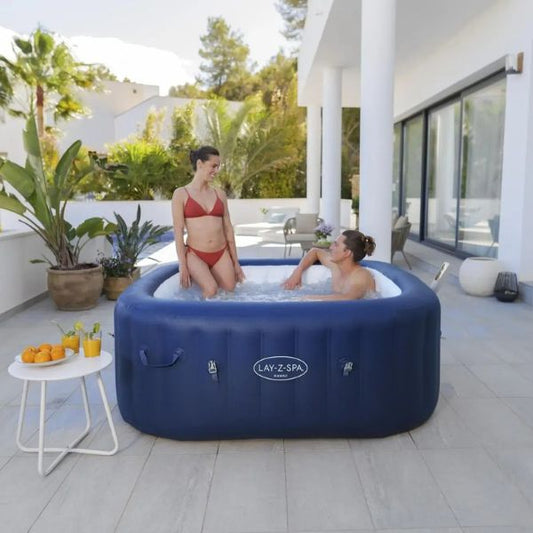 Idromassaggio Gonfiabile Hawaii Lay-Z-Spa AirJet 4-6 persone quadrato - Bestway