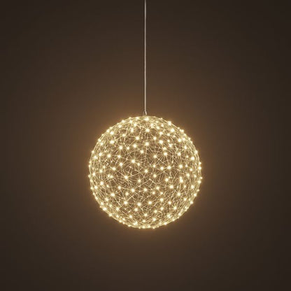 Sfera luminosa argento 38 cm 600 MicroLED  Bianco Caldo  - 491588